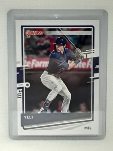 Christian Yelich 2020 Donruss Baseball - #110 Variation - Milwaukee Brewers - Picture 1 of 2