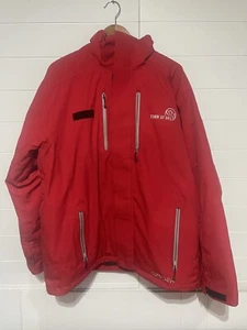 Spyder isolierte Skijacke Erwachsene 2XL rot schwarz Town of Vail GMC Herren - Bild 1 von 8