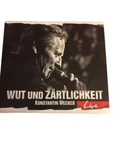 Konstantin Wecker Live Album "Wut Und Zärtlichkeit" 2-CD Set - Picture 1 of 6