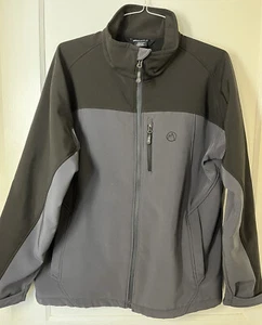 Minus Zero Men's Softshell Jacket Full Zip High Neck Hiking Trail Large Fleeced - Picture 1 of 9