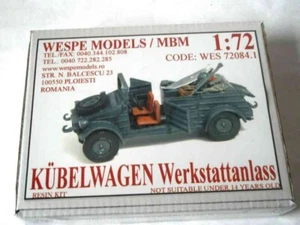 1:72 KUBELWAGEN WERKSTATTANLASS - Wespe Models - Resin Bausatz 72084 - Bild 1 von 1