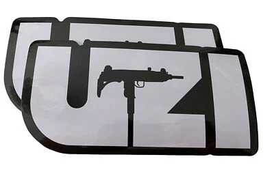 UZI GUN Stickers Springfield Armory Decals Sig Sauer Gun Stickers HK 2nd Ad - Image 1 of 4