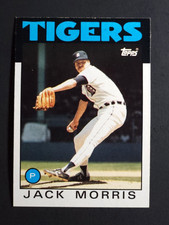 1986 Topps Baseball #270 Jack Morris *B* Detroit Tigers *NRMT*