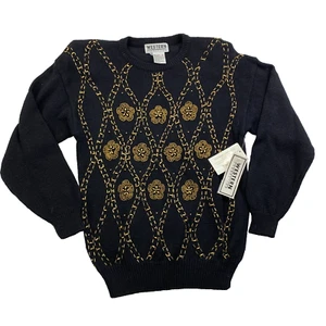 Western Connection Pullover Damen M Schwarz Rundhals Pulli Langarm Raime NW - Bild 1 von 9