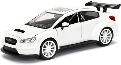 Jada Toys 1/24 Fast & Furious Mr. Little Nobodys Subaru WRX STi white metal - Image 1 of 3