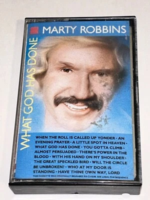 Marty Robbins What God Has Done Country Gospel Music Cassette 1R16 - Image 1 of 3