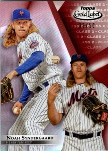 2018 Topps Gold Label Class 2 Red /50 Noah Syndergaard #62 NY Mets - Picture 1 of 2