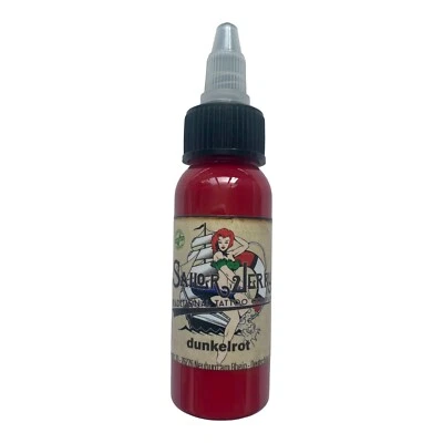 REACH-konforme Sailor Jerry Tattoofarbe Dunkelrot 30 ml Tätowierfarbe Made in DE
