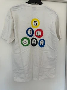 Stussy Pool Billard Herren Tee T-Shirt weiß - Bild 1 von 3