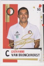 AH 2018/2019 Panini Like sticker 80 Giovanni van Bronckhorst Feyenoord Rotterdam