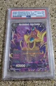 DBS PSA 10 GEM MINT BABY HATCHHYACK SAIYAN DESTROYER SCR FIRST EDITION - Bild 1 von 3