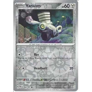 Pokemon Varoom 064/091 Paldean Fates Reverse Holo - Picture 1 of 1
