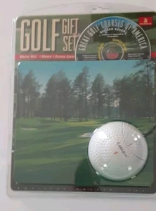 Golf Gift Set with Golf Ball Mouse, Mouse Mat, Screen Saver on CD with cord NIB - Picture 1 of 7