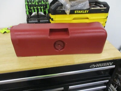 Chevrolet S10 GMC Sonoma 1986-1993 cabina regular cubierta de gato almacenamiento rojo primera generación Foto 1 de 4