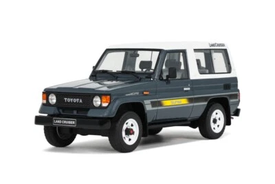 Toyota Land Cruiser Lj 73 1987 Grigio Scuro Metallico Modellino 1:18 Ottomobile - Immagine 1 di 4