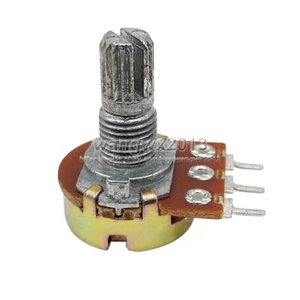 Potenciómetro cónico rotativo lineal eje moleteado B100K 10 piezas tipo único B - Imagen 1 de 6