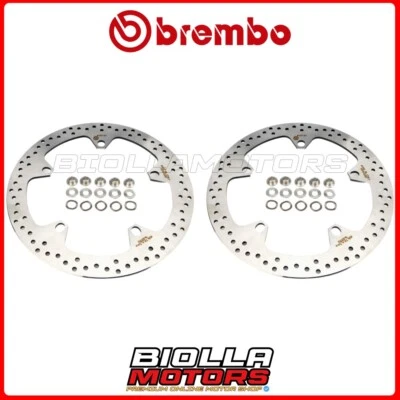 KIT DISCHI FRENO ANTERIORE BREMBO BMW R 1200 RT 1200 2009 [Fisso] 2x168B407D7 [N Foto 1 de 4