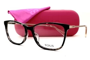 New Tous Eyeglasses VTOB58 096N Tortoise Green/Pink Gold 54-16-135 With Case - Picture 1 of 7