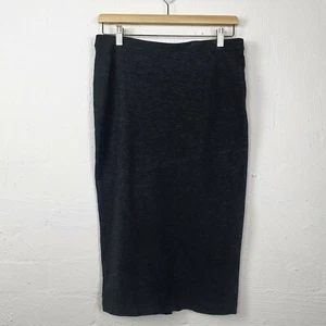 SUSSAN Womens Charcoal Grey Stretch Knit Skirt Size S - Picture 1 of 5