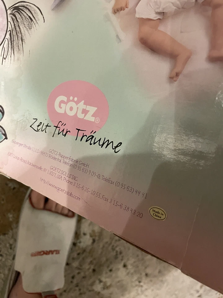 Hildegard Gunzel for Götz Doll 23" Kinderland Collection Anna Pink Sleeper