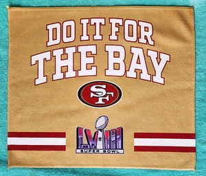 ONE (1) - SUPER BOWL LVIII - SAN FRANCISCO 49ers - OFFICIAL STADIUM RALLY TOWEL! - Picture 1 of 1