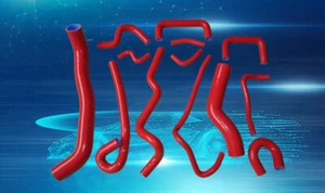 FOR SKYLINE ECR33/R33 GTS-25T /GTS-4 RB25DET RED Silicone heater radiator hose - Imagen 1 de 6