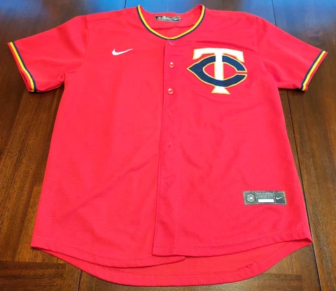 Nike Genuine Merchandise Replica Alternate Minnesota Twins Kirby Puckett Jersey Cover