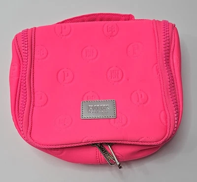 Victoria Secret 粉色化妆刷旅行化妆品巡航学校铅笔盒 NEON — 第 1/4 张图片