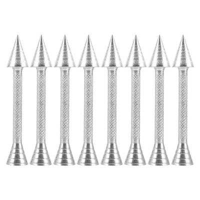  8pz Bastoncini per Decorazione Torte in Lega di Alluminio Supporto Cono per - Imagen 1 de 4