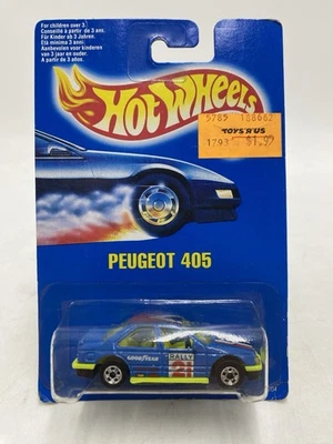 Hot Wheels Peugeot 405 1990 Blue Rally #21 Foto 1 de 4