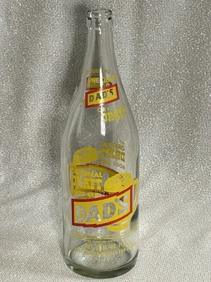 Botella de cerveza de raíz de papá vintage 32 oz. Botella de cerveza de raíz de barril original ACL Foto 1 de 4