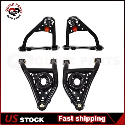 Upper & Lower Tubular Control Arms Set For 1967-69 Camaro 68-74 Nova 73-74 Omega Foto 1 de 4