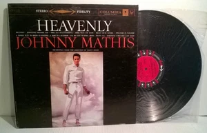 JOHNNY MATHIS Heavenly '59 Columbia 6-eye STEREO SEALED inside polybag - Picture 1 of 2
