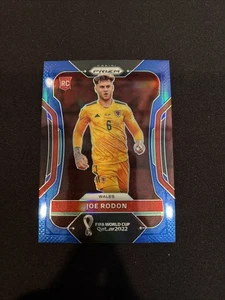 2022 Panini Prizm World Cup Blue Prizm /299 Joe Rodon Wales #300 Rookie - Picture 1 of 2