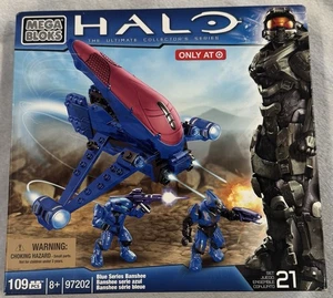 Mega Bloks Halo Blue Series Banshee 97202 Ultimate Collectors Series [SEALED] - Picture 1 of 2