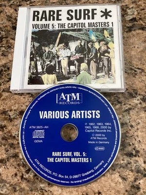 Rare Surf Vol. 5: The Capitol Masters 1 (CD) как новый. Различные художники. 30 Trac - Изображение 1 из 2