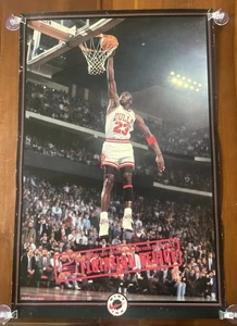 1993 Michael Jordan "Flotation Device" Bulls 23x35 Nike Poster #5356 - Bild 1 von 19