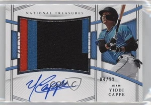 2023 Panini National Treasures Rookie Material Signatures /99 Yiddi Cappe Auto - Picture 1 of 4