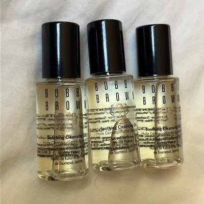 3 x Bobbi Brown Aceite Limpiador Calmante Viaje Mini tamaño 0.5 oz / 15 ml NUEVO Foto 1 de 3