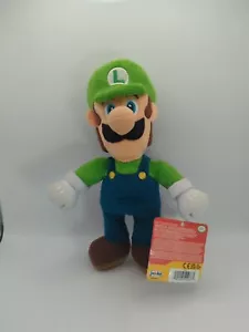 Nintendo Super Mario Bros LUIGI 10” Soft Plush-NEW with Tags - Picture 1 of 3