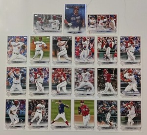 2022 Topps Series 1  & 2 WASHINGTON NATIONALS Team Set 5 RC’s +Bonus