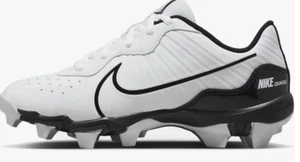 Nike Alpha Huarache 4 Keystone weiß schwarz Baseball Stollen DJ6525-101 Größe 5,5Y - Bild 1 von 8