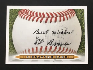 ALTON BROWN ~ 2013 signed Autogramm Baseball Unterschrift Karte ~ SENATORS (D.2016)  - Bild 1 von 3