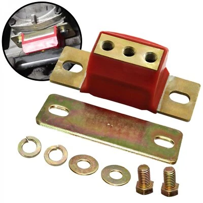 Red Polyurethane 82-93 S-10 Transmission Mount Kit s15 s10 Sonoma 4.3l 2.2l V6 V - Image 1 of 4