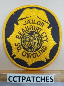 BEAUFORT COUNTY, SOUTH CAROLINA JAILOR (POLICE) SHOULDER PATCH SC - Picture 1 of 2