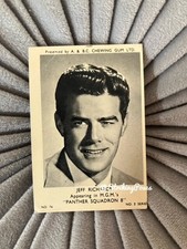 JEFF RICHARDS 1950s FILM STARS A & BC Gum Trade Card Blackstar Series 2 No 76