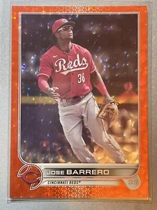 #/299 2022 Topps #485 Jose Barrero Orange Foilboard - Picture 1 of 2
