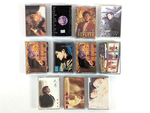 Andy Lau Cassette Tape LOT of 11 Falling In Love The Best Feeling HK 1990s - Picture 1 of 23