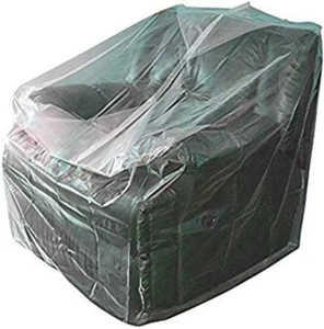 Heavy Duty Plastic Couch Cover – Water Resistant Sofa Bag for Moving/Storage - Picture 1 of 12