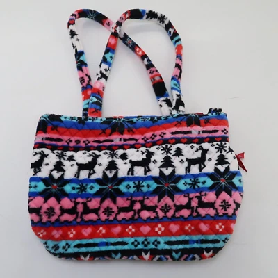 Bolso de Mano Vera Bradley Fleece Bolso Nórdico Isla Feria Reno Invierno Difuso Foto 1 de 4